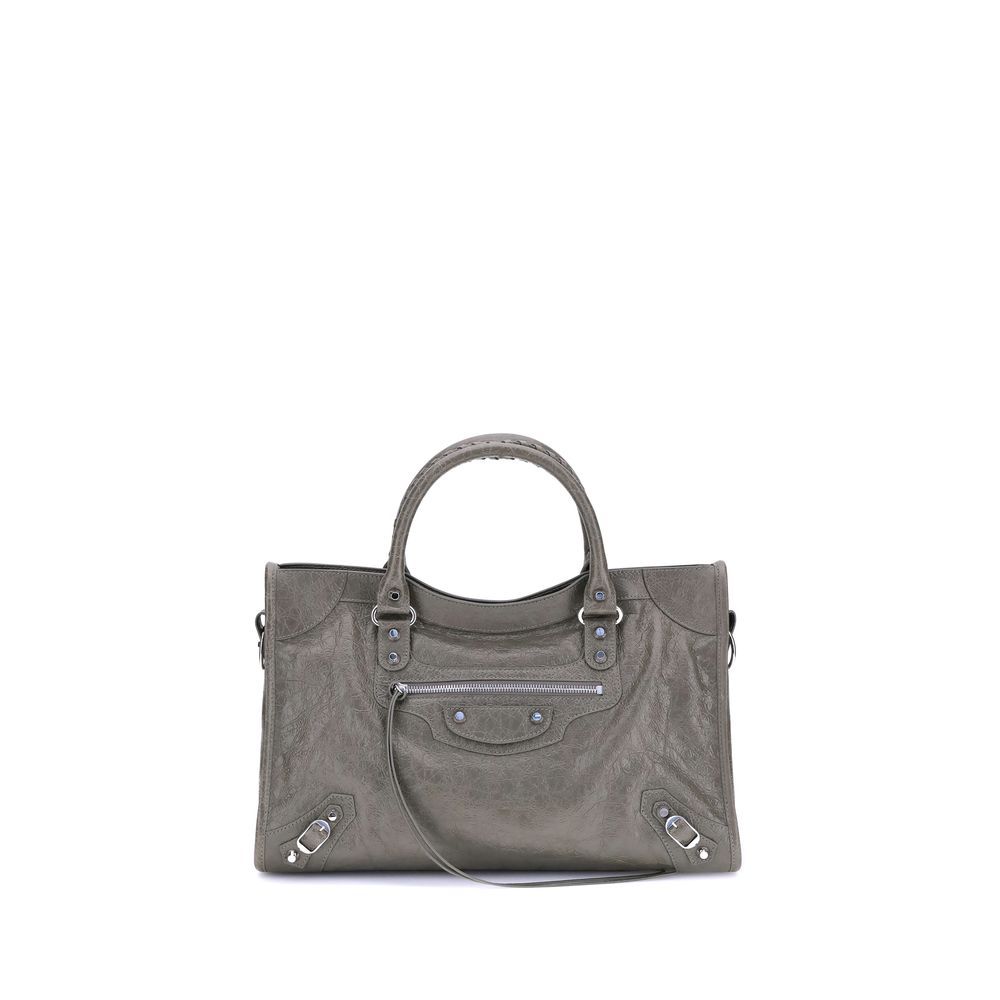 Balenciaga Grüne Kalbshaut Bos Taurus Schultertasche